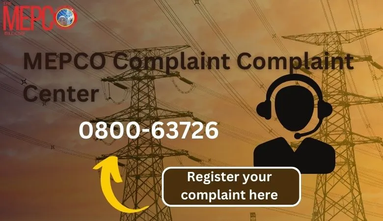 MEPCO Complaint center